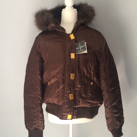 Baby Phat Jackets & Blazers - Baby Phat Aspen Jacket. Size 2x. Brown with hood